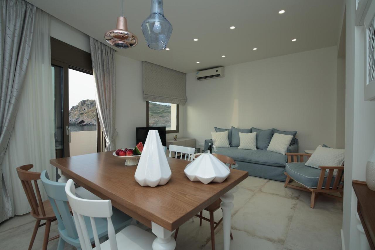 Almyra Seaside House Mochlos Apartment Bagian luar foto